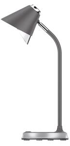 Immax 08972L - LED Димируема настолна лампа FINCH LED/9W/12/230V сив/хром