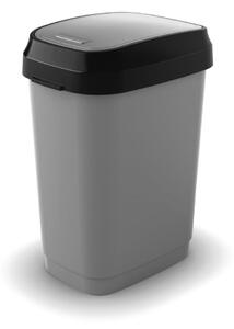 Сиво кошче за боклук 25 l Dual Swing Bin M – KIS