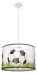 Sollux SL.1429 - Детски пендел FOOTBALL 1xE27/15W/230V Ø 40 см