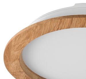 LED Лампа за окачен таван WOODY SPOT LED/23,5W/230V 4000K дъб ø 23,5 см