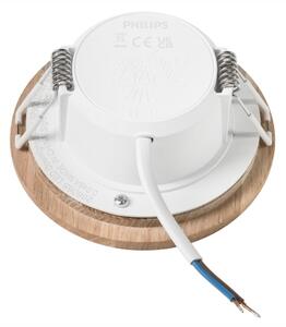 LED Лампа за окачен таван WOODY SPOT LED/5,5W/230V 4000K дъб ø 10 см