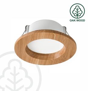 LED Лампа за окачен таван WOODY SPOT LED/5,5W/230V 4000K дъб ø 10 см