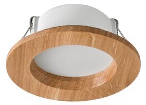 LED Лампа за окачен таван WOODY SPOT LED/5,5W/230V 4000K дъб ø 10 см