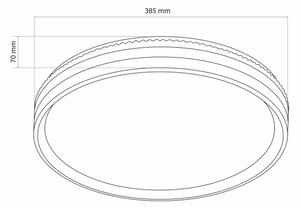 LED Димируем плафон JADWIGA LED/42W/230V 3000-6000K + д.у