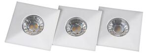 Rabalux 1080 - Комплект 3x вградени LED осветителни тела за баня RANDY LED/4W/230V hr