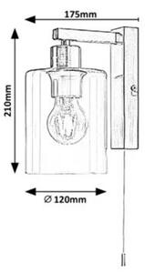 Rabalux 3579 - Аплик MIROSLAW 1xE27/40W/230V