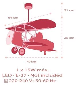 Dalber 54572 - Детски полилей LITTLE TEDDY 1xE27/15W/230V