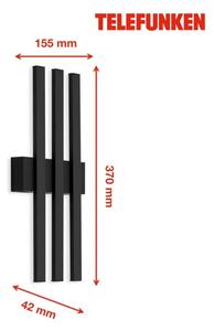 Telefunken 313305TF - LED Екстериорен аплик 3xLED/4W/230V IP44