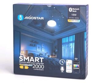 Aigostar - LED Плафон за баня LED/18W/230V IP44 + дистанционно управление