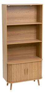 Библиотека от декор от дъб в естествен цвят 80x172x40 cm Elia – Casa Selección