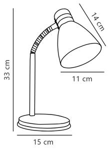 Nordlux - Настолна лампа CYCLONE 1xE14/15W/230V черен