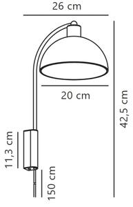 Nordlux - Аплик ELLEN 1xE14/40W/230V лъскав хром