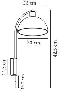 Nordlux - Аплик ELLEN 1xE14/40W/230V златист