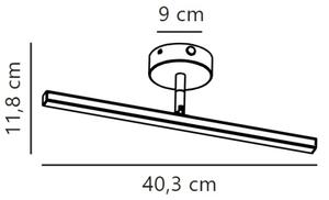 Nordlux - LED Лампа за огледало в баня IP LED/6,2W/230V IP44 40 см бял