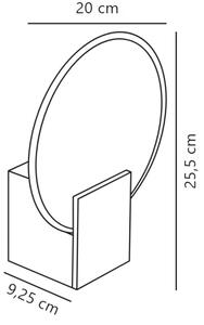 Nordlux - LED Димируем аплик за баня HESTER LED/9,5W/230V бял