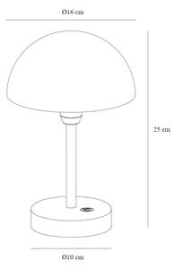 Nordlux - LED Димируема акумулаторна настолна лампа ELLEN LED/2,8W/3,7V IP44 зелен