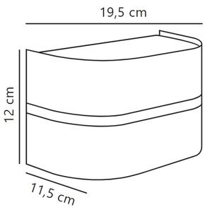 Nordlux - Екстериорен аплик SIBELIS 1xE27/10W/230V IP44 черен