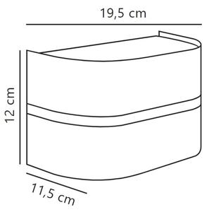 Nordlux - Екстериорен аплик SIBELIS 1xE27/10W/230V IP44 антрацит