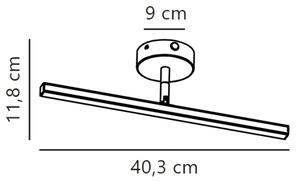 Nordlux-LED Лампа за огледало в баня IP LED/6,2W/230V IP44 40 см матов хром