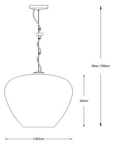 Lucide 70478/40/65 - Полилей на въже SOUFIAN 1xE27/60W/230V