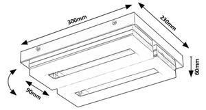 Rabalux 75020 - LED Плафон за баня BLAS LED/24W/230V 4000K