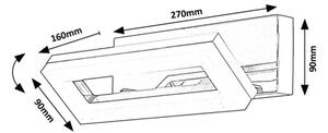 Rabalux 75019 - LED Аплик за баня BLAS LED/15W/230V 4000K