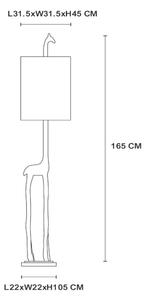 Lucide 10706/81/02 - Лампион EXTRAVAGANZA MISS TALL 1xE27/60W/230V златист