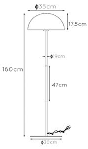 Lucide 45796/01/35 - Лампион SIEMON 1xE27/40W/230V син