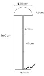 Lucide 45796/01/30 - Лампион SIEMON 1xE27/40W/230V черен