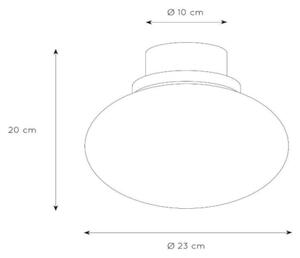 Lucide 03140/23/65 - Плафон LORENA 1xE27/40W/230V IP44 черен