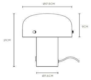 Lucide 05538/01/02 - Димируема настолна лампа TIMON 1xE14/10W/230V Ø 17,5 см