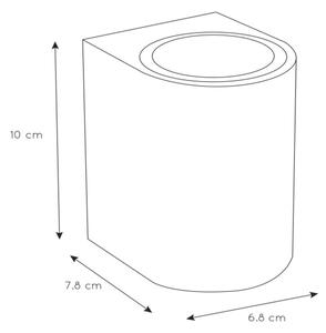 Lucide 69801/01/31 - Екстериорен аплик ZARO 1xGU10/35W/230V IP44 бял