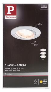 Paulmann 92775 - К-кт 3бр. LED/6,8W лунички за баня PREMIUM LINE 230V