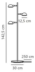 DFTP by Nordlux - Лампион NOMI 3xE14/8W/230V черен