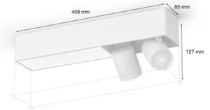 Philips-LED RGBW Димируем спот Hue CENTRIS 2xGU10/4,2W+ LED/11W