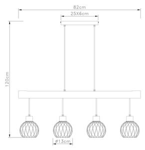 Globo 15534-4H - Пендел PAULO 4xE27/15W/230V