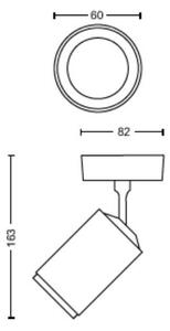 Philips - LED RGBW Димируем спот Hue FUGATO 1xGU10/4,2W/230V черен