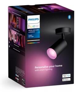 Philips - LED RGBW Димируем спот Hue FUGATO 1xGU10/4,2W/230V черен