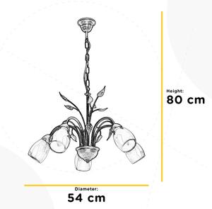 ONLI - Пендел LILIANA 5xE14/6W/230V