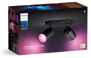 Philips - LED RGBW Димируем спот Hue FUGATO 2xGU10/4,2W/230V черен