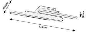 Rabalux 71051 - LED Плафониера SINDRI LED/18W/230V