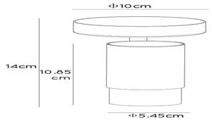 Lucide 35913/01/33 - Спот FLORIS 1xGU10/40W/230V зелен