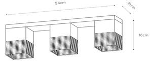 Lucide 21123/03/02 - Плафон RENATE 3xE27/40W/230V златист/черен