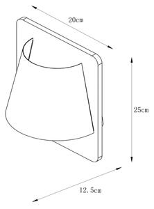 Lucide 77281/01/70 - Аплик IDAHO 1xE14/15W/230V кафяв