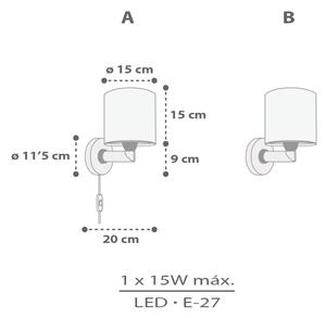 Dalber 60629 - Детски аплик RHICO AND CROCO 1xE27/15W/230V