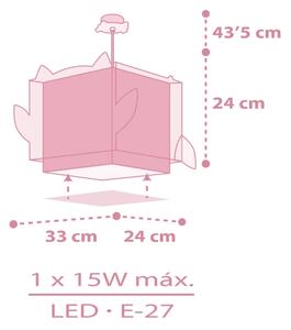 Dalber 64482 - Детски полилей LITTLE FRIENDS 1xE27/15W/230V