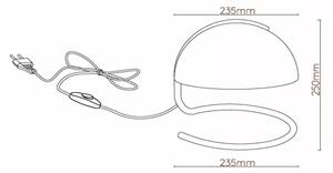 Lucide 46516/01/66 - Настолна лампа CATO 1xE27/40W/230V розов