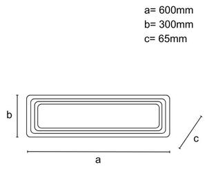 LED Димируем плафон LED/85W/230V 3000-6500K + дистанционно управление