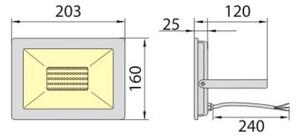 LED Екстериорна Рефлектор ADVIVE PLUS LED/50W/230V IP65