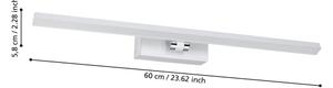 Eglo 900476 - LED Лампа за огледало в баня VERDELLO LED/5W/230V IP44 бял